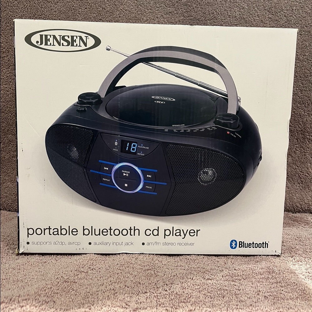 Portable Bluetooth cd player